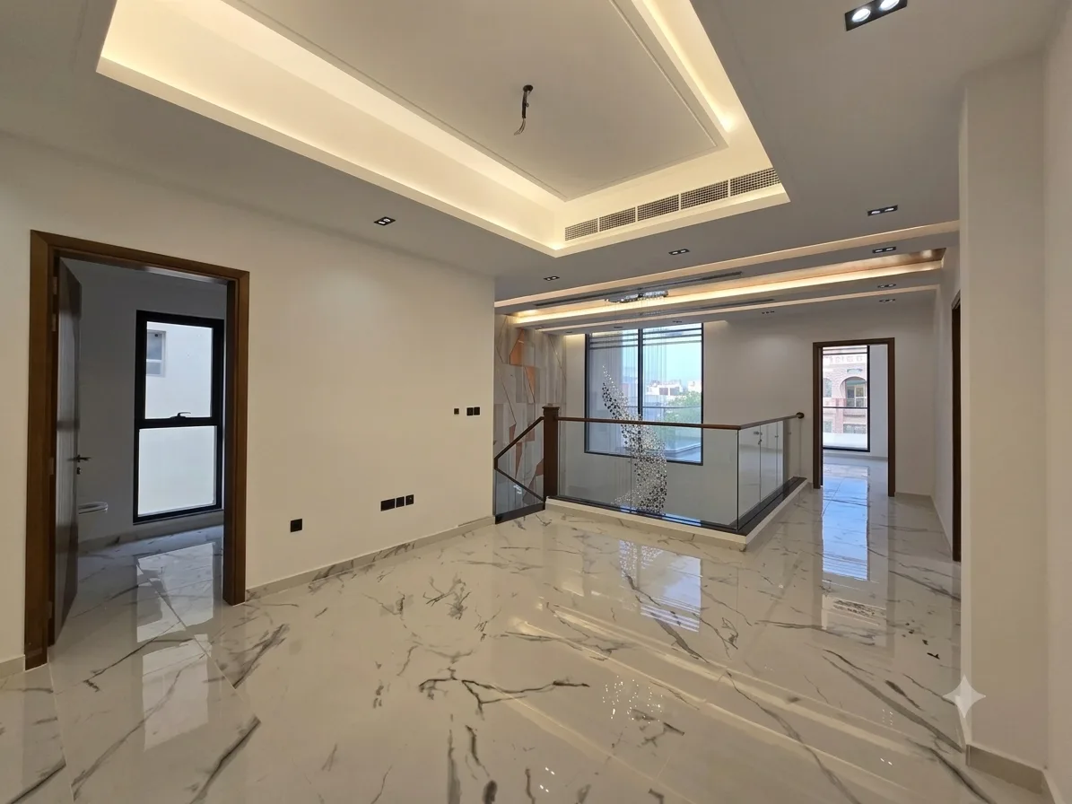 White & Brown-Themed 5-Bedroom Villa